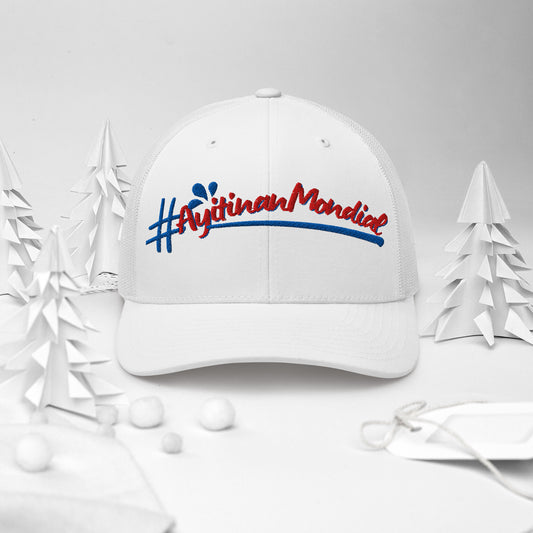 Haitian culture embroidered cap Ayitinanmondial collection