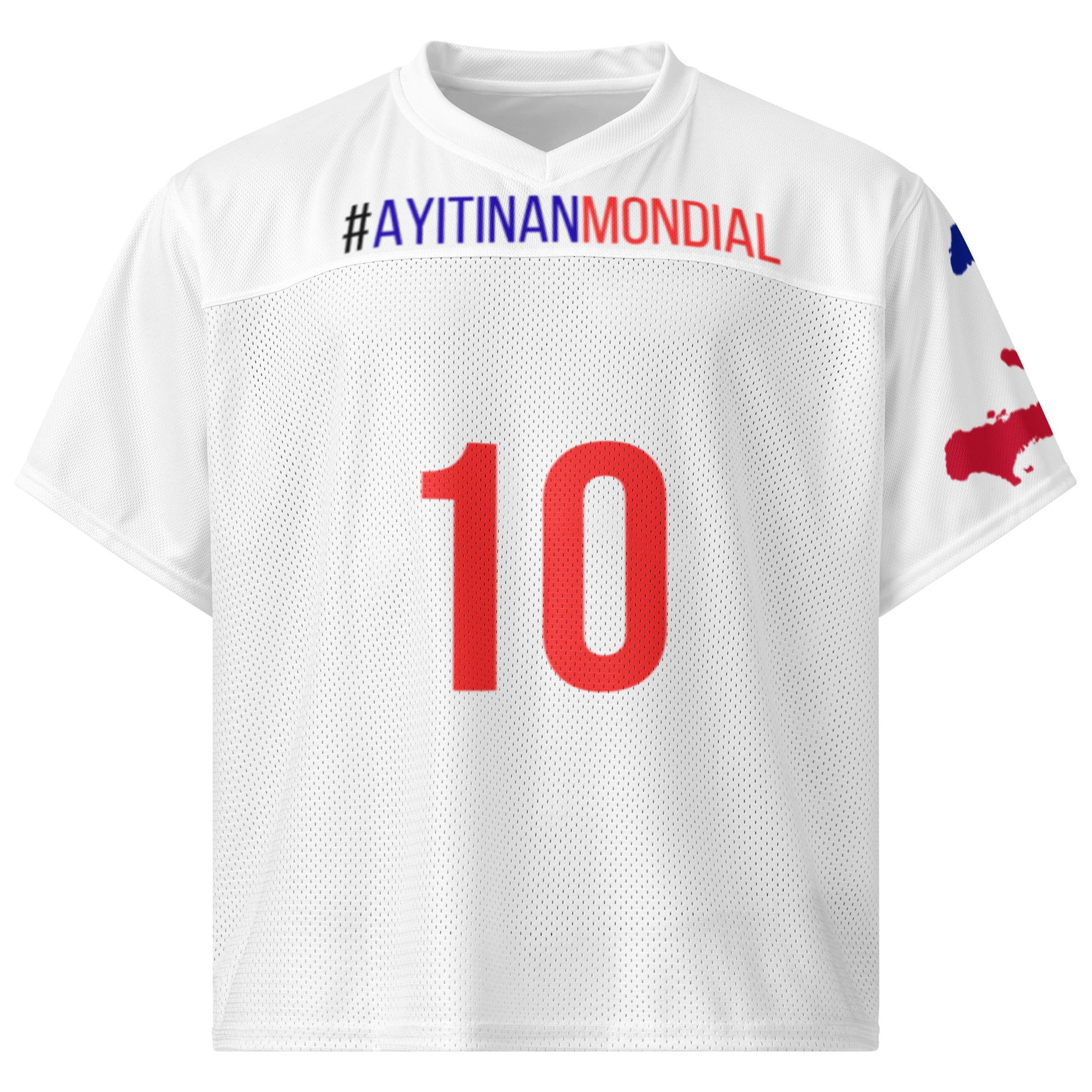 Haitian culture oversized t-shirt Ayiti Nan Mondial design