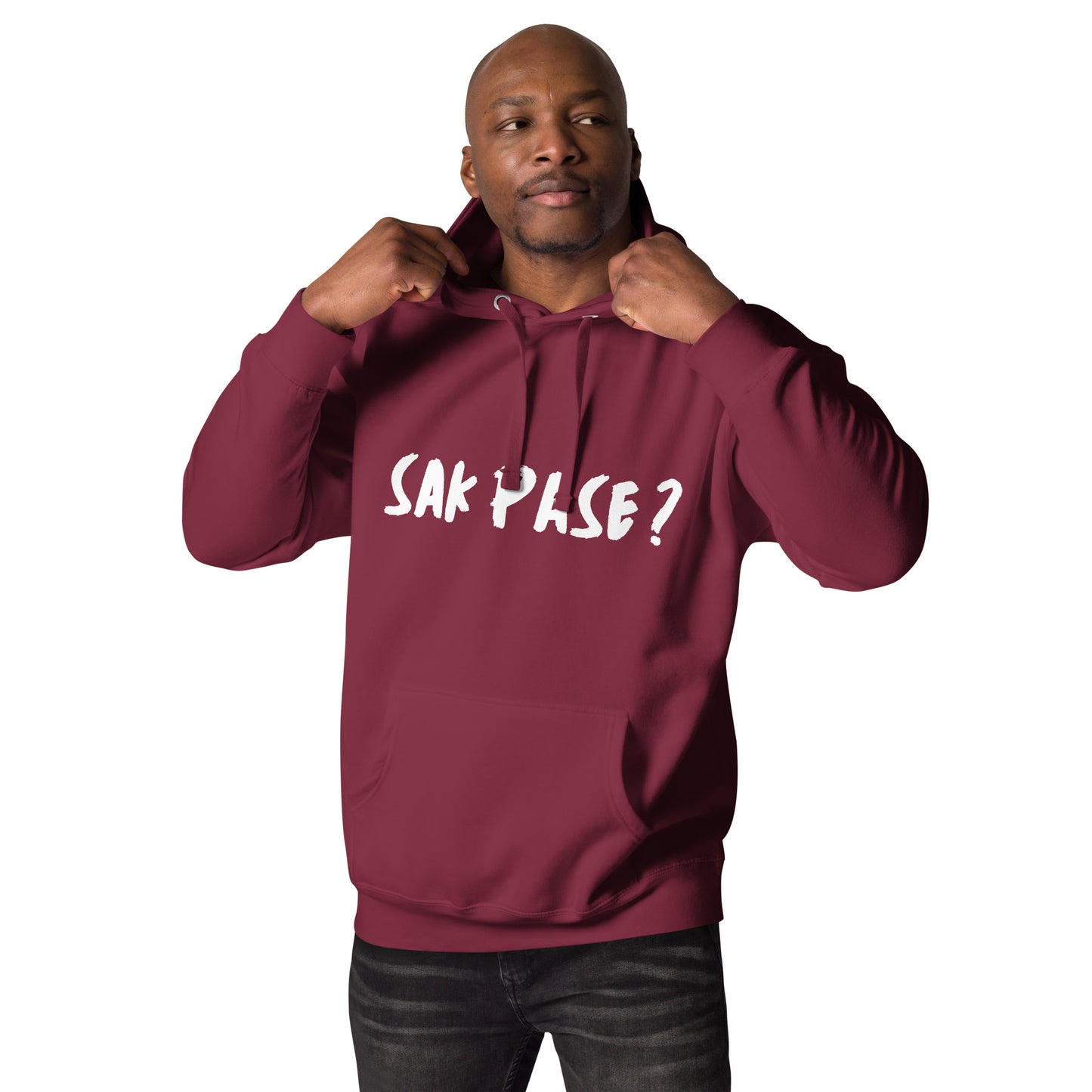 Haitian streetwear Sakpase hoodie unisex