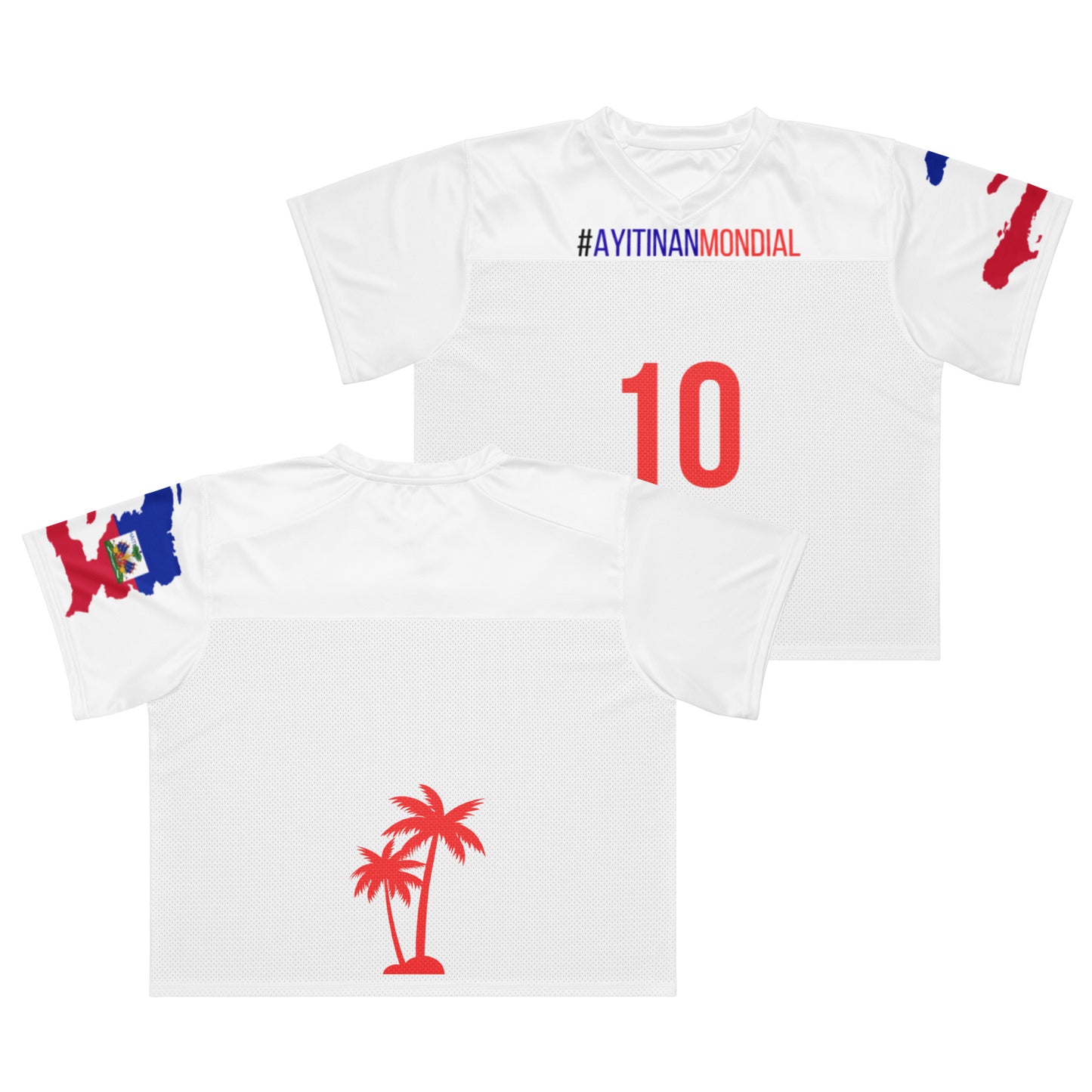 Haitian culture oversized t-shirt Ayiti Nan Mondial design