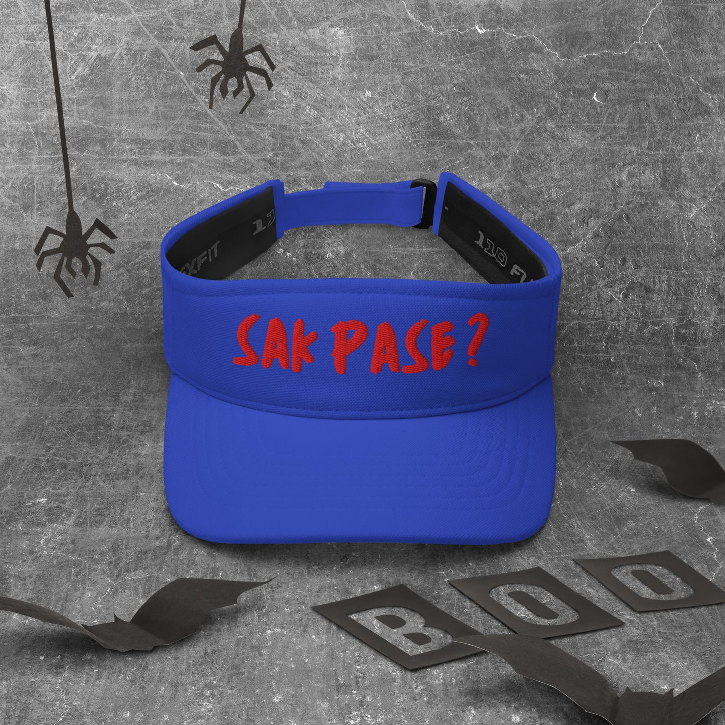 SakpaseMerch visor hat for Haitian culture streetwear”