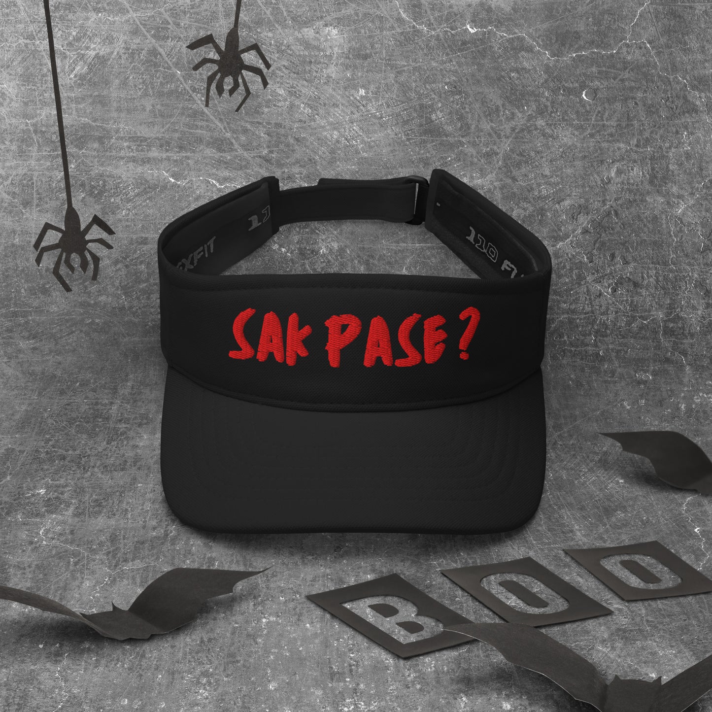 SakpaseMerch visor hat for Haitian culture streetwear”