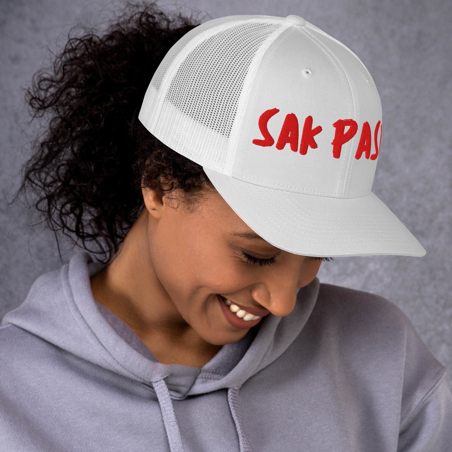 sakpase Sakpase embroidered cap Haiti streetwear brand